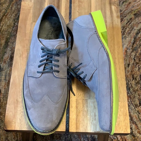 cole haan grey suede shoes